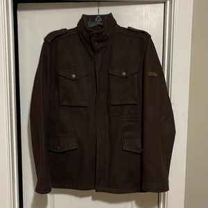 Ben Sherman Wool Military Coat w/epaulettes